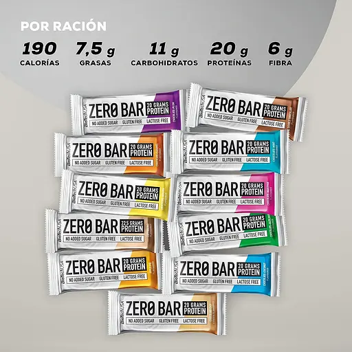 Уцінка. Батончики BiotechUSA Zero Bar Flavour Mix 500 г (10 шт. по 50 г)  - фото 4
