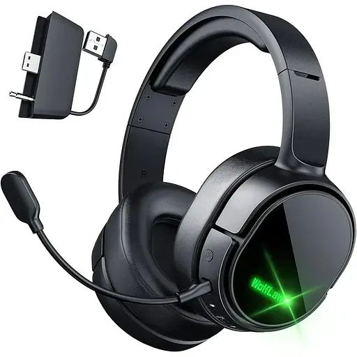 WolfLawS X1 - Беспроводные игровые наушники с микрофоном для Xbox Series XIS/One, PS5, ПК, Mac, Nintendo Switch