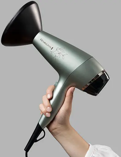 Фен Remington Botanicals, 2300Вт, 3 режими, дифузор, іоніз-я, хол. обдув, м'ятний - фото 5