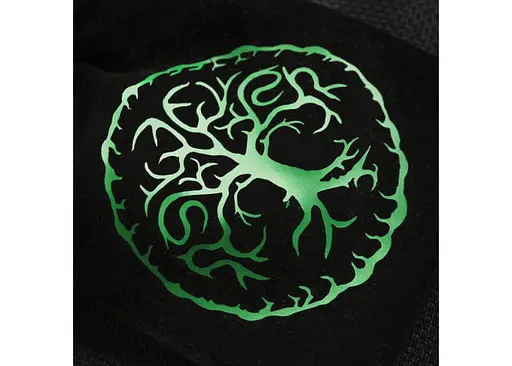 Мішечок для кубиків Q-Workshop Forest Black & green Velour Dice Bag (BFOR202) - фото 2