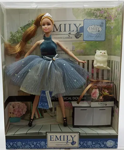 Лялька "Emily" QJ102 з аксесуарами, розмір ляльки - 29 см, в коробці (6900001911593) - фото 2