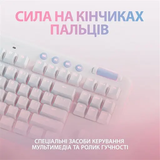 Клавиатура беспроводная Logitech G715 Linear White (920-010692) - фото 4