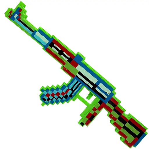 Детская игрушка Автомат "Minecraft" Bambi MСR-A(Green) световые и звуковые эффекты - фото 1