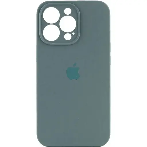 Чехол Epik Silicone Case Full Camera Protective (AA) для Apple iPhone 16 Pro (6.3) Зеленый/Pine green - фото 1