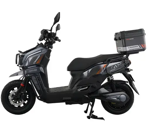 Електроскутер Двомісний Crosser CR-21 (2500W 76.8V/40Ah) Сірий - фото 2