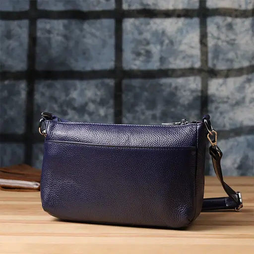 Женская сумка Vintage из натуральной кожи с двумя ремешками 25х16х8 см sum0027590 - фото 10