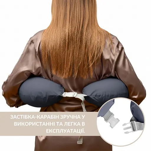 Подушка для годування Sei Design диванчик темно-сірий 60х70х16 см (8000036177_темно-сірий) - фото 7