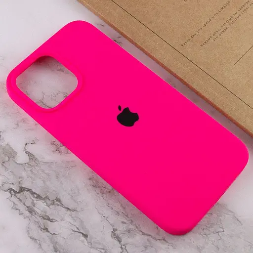 Чохол Epik Silicone Case Full Protective AA для Apple iPhone 15, 6.1 Рожевий/Barbie pink - фото 4