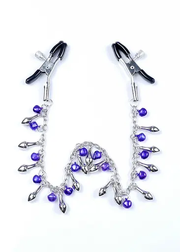 Затискачі для сосків Fetish B-Series Exclusive Nipple Clamps No.2 (сріблястий) - фото 5