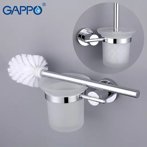 Йоржик туалетний Gappo G1810 настінний, Хром - фото 2