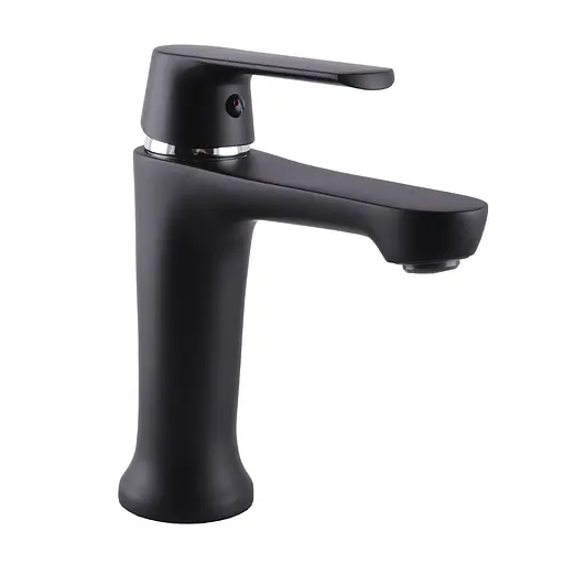 Смеситель для умывальника Globus Lux Laguna GLA-0401-10-BB Черный матовый - фото 1