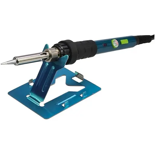 Паяльник WEP 947-III с подставкой, жалом 900M, выключателем, рег. t 220-480 гр C, индикатором работы (60W, 220V) - фото 3