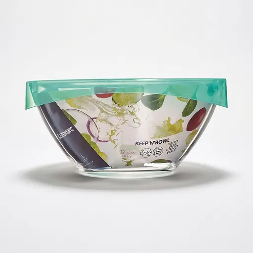Контейнер салатник Luminarc Keep'N'Box скляний круглий з кришкою 1.1 л 17 см (P3672) - фото 5