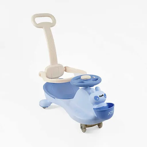 Каталка-толокар JOY, колеса PU со светом, музыка и свет, защитный бампер, родительская ручка, LD-834-55