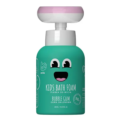 Піна для душу та рук з ароматом жувальної гумки Crazy for Kids Bath Foam Bubble Gum HiSkin 300 мл - фото 1