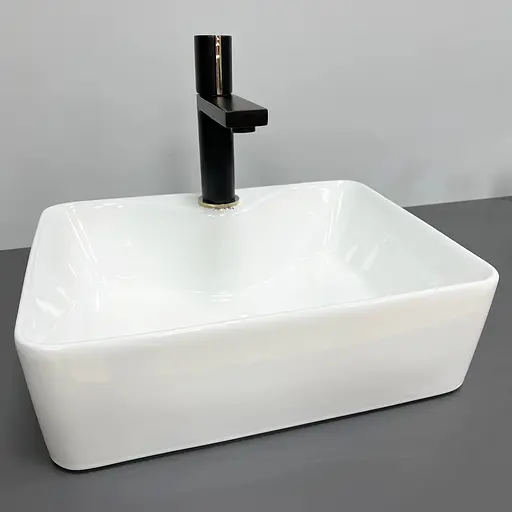 Умивальник VBI Forli S white накладний VBI-011101, Білий - фото 2