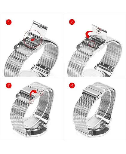 Женские ультратонкие часы Skmei 1182 Cruize Серебристый - фото 2