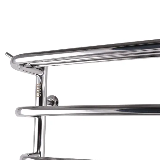 Водяна рушникосушка Unio Zp W 1000-500-10 Зета з полицею, Хром - фото 3