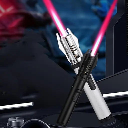 Кухонный факел Hit Fire Machine Lightseber Регулируемый красный огонь Подарок для шеф-повара Blow Torch Refillable Creme Brule - фото 4