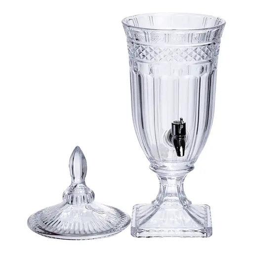 Лимонадниця Topaz Crystal 2 літри з краном HP-19-292 глечик диспенсер для води і напоїв прозорий Yiwu HP-19-292 - фото 3