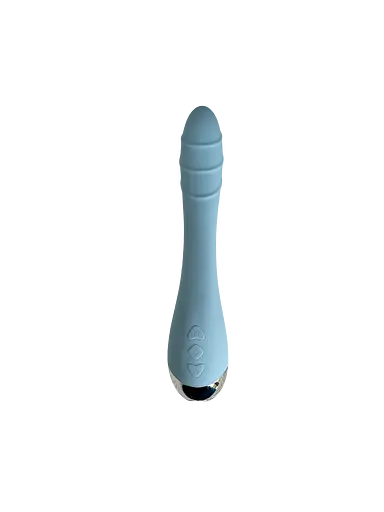 Вибратор Silver Fox для стимуляции точки G USB Синий K0825-2