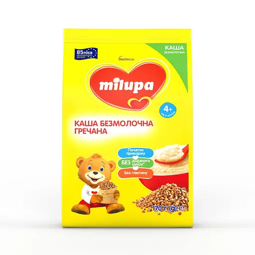 Безмолочна каша Milupa Гречана 170 г - фото 2