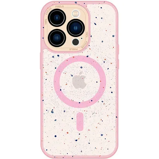 Чехол-накладка DK для Apple iPhone 12 Pro Max MagSafe Composite Matte Splash (pink) - фото 2