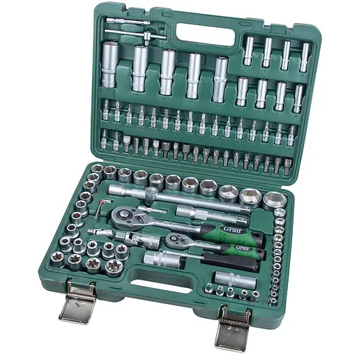 Набір насадок торцевих і біт Grad 1/4", 1/2" 108 шт (6004275) - фото 1