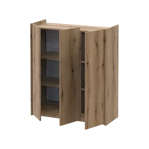 Тумба для обуви Doros Кассель Дуб Эвок 3 ДСП 97х40х110 (41516210) - фото 2