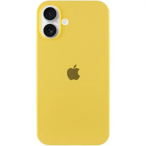 Чехол Epik Silicone Case Full Protective AA для Apple iPhone 16 Plus 6.7 Желтый/Yellow - фото 1