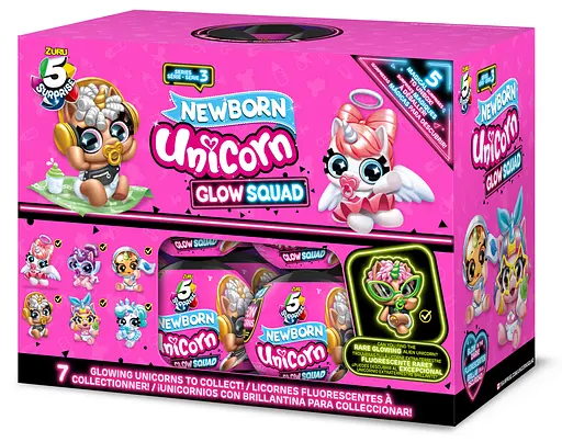 Ігровий набір Zuru Mini Brands Newborn Unicorn Фігурки-сюрприз у шарі 5 шт. в асортименті (6819333) - фото 1