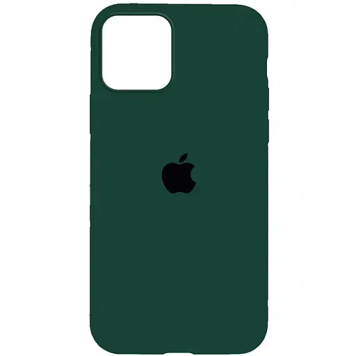 Чохол Silicone Case Full Protective (AA) для Apple iPhone 13 Pro (6.1) Зелений / Forest green - фото 1