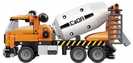 Конструктор машинка CADA  БЕТОНОЗМІШУВАЧ  техніка для будування 368 деталей  - фото 6