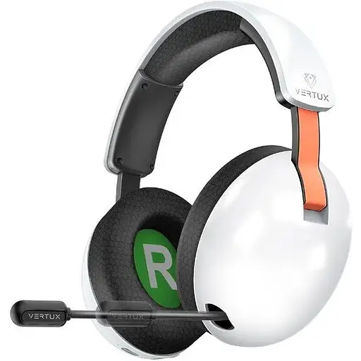 Навушники бездротові Vertux BB-8 білі - фото 1