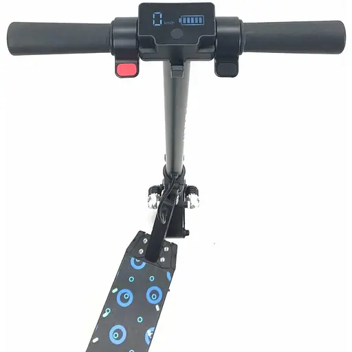 Детский Электросамокат E-Scooter ES3 LED + амортизатор Черный - фото 13