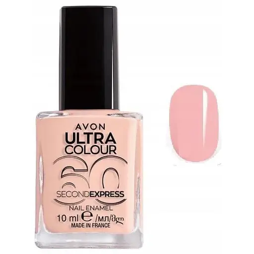 Швидковисихаючий лак для нігтів Avon УльтраКолір за 60 секунд Thing Fast Pink 10 мл (158511396) - фото 1