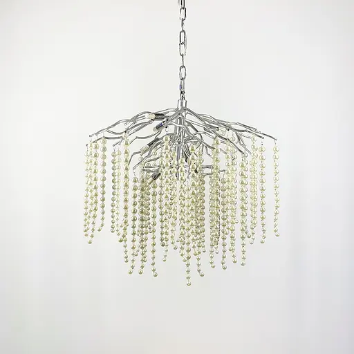 Очаровательная люстра в хроме Pearl selection Line.F Диаметр 60см - фото 2