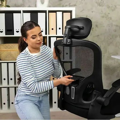 Офисное кресло Di Volio Praso черный - фото 8