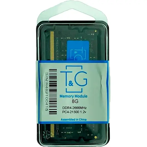 Оперативна пам'ять для ноутбука модуль RAM So-DIMM T&G DDR4 2666 MHz 1.2V - фото 1
