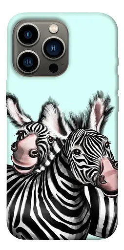 TPU чохол Cute zebras - фото 1