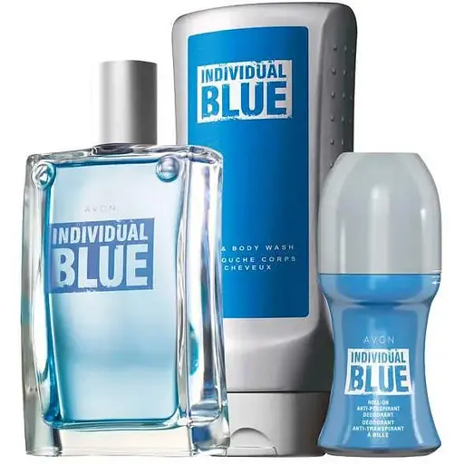 Парфумерно-косметичний набір Avon Individual Blue (edp/100ml + sh/gel/200ml+ deo/50ml) (494693319) - фото 1