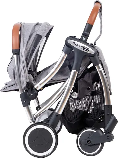 Коляска для ребенка прогулочная FreeON Nano, grey [CD] - фото 3