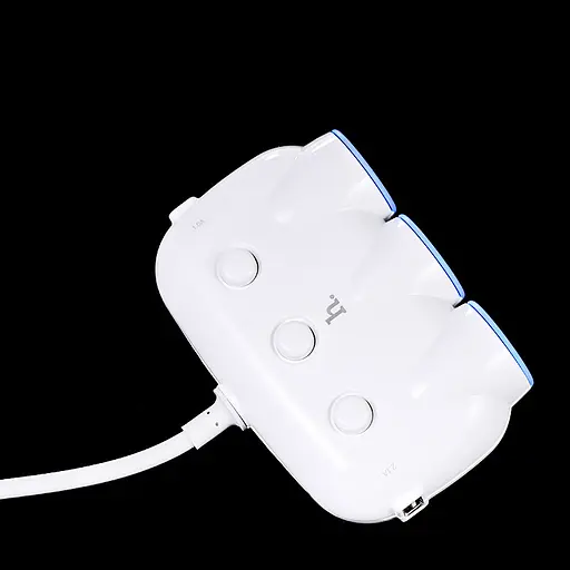 Адаптер тройник Hoco C1 3-in-1 car charger - фото 7