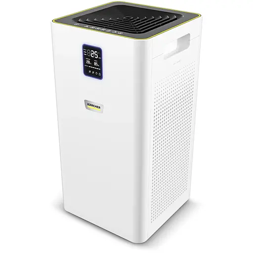 Karcher Воздухоочиститель AF 50, 50м2, 520м3/час, дисплей, 2 HEPA фильтры, 4 режима, инд. забр-ние, белый