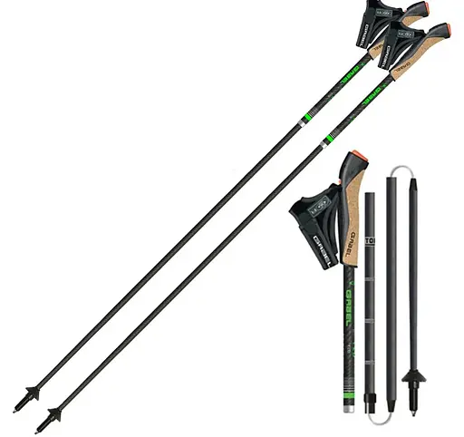 Палиці для скандинавської ходьби Gabel FLD Carbon 115 (7009400801150) (DAS302701) - фото 1