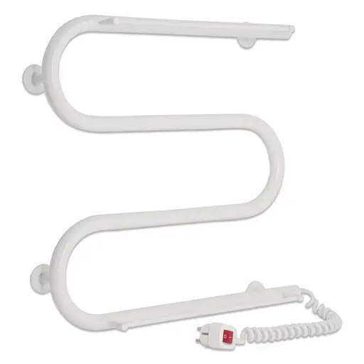 Полотенцесушитель Laris Змеевик 25 ЧК3 500x500 с 2-мя полочками 75201038 - фото 1