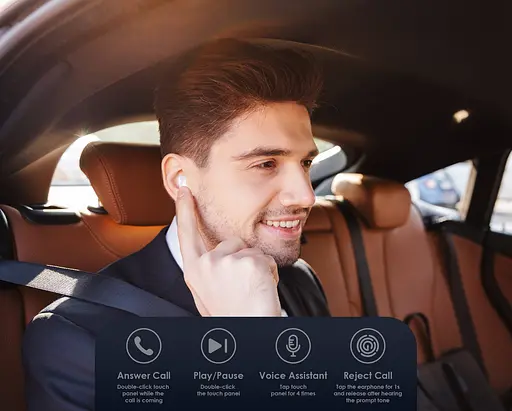 Гарнитура Minipods M1 Mono White TECNO teh0013130 - фото 3