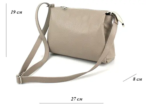 Кожаная сумка женская Wallaby 31х19.5х9 см sum0015629 - фото 7