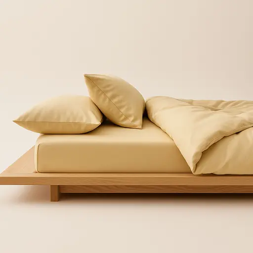 Комплект постільної білизни Ideia Сатин євро 200х220 см (8-36088_беж)