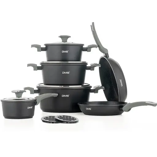 Набір посуду DMS TSM4010CB з мармуровим покриттям - фото 1